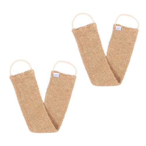Baluue Peeling-badetuch Rückenschrubber Jute-rückenschaber-gurte Ramie-material Sanft Zur Haut Einfach Zu Verwenden von Baluue