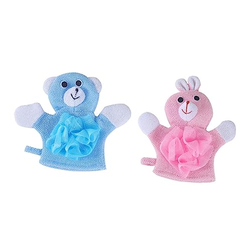 Baluue Cartoon Bad Luffa Set Jungen Und Mädchen Neuheit Badeschwamm Baby Schwamm Haushalt Peeling Handtuch von Baluue