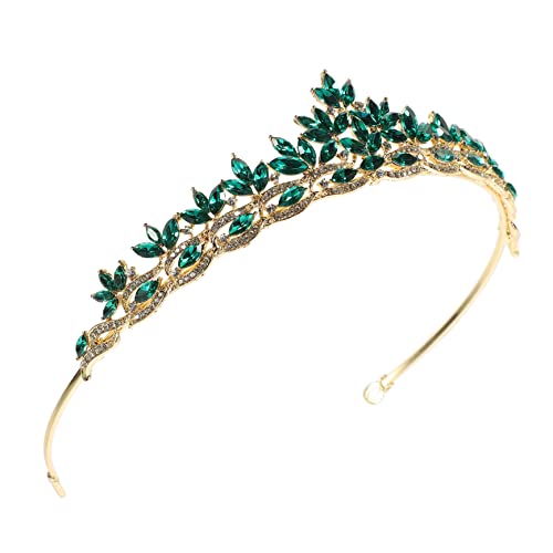 Baluue Krone Damen 2st Diamantblattkrone Perlenhaarschmuck Für Frauen Hochzeit Diademe Frauen Kopfschmuck Tiara Für Frauen Blumenkrone Perlenkopfschmuck Für Die Hochzeit Feenkrone Legierung Green Baluue Krone Damen 2st Diamantblattkrone Perlenhaarschmuck Für Frauen Hochzeit Diademe Frauen Kopfschmuck Tiara Für Frauen Blumenkrone Perlenkopfschmuck Für Die Hochzeit Feenkrone Legierung Green von Baluue
