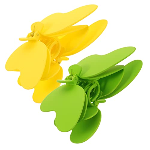 Baluue 2stücke Schmetterlings-haarklammern Große Haarklammern Haarschmuck Für Frauen Und Mädchen Party Hochzeit Accessoires Robust Und Geeignet Für Dickes Und von Baluue