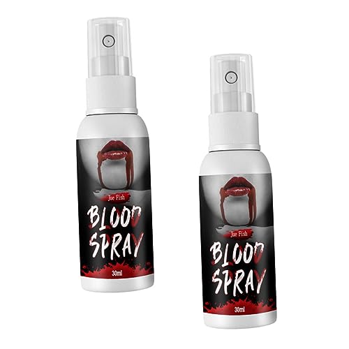 Baluue Halloween Fake Makeup Kit 2 Stück Spray Requisiten Lebensechtes Plasma von Baluue