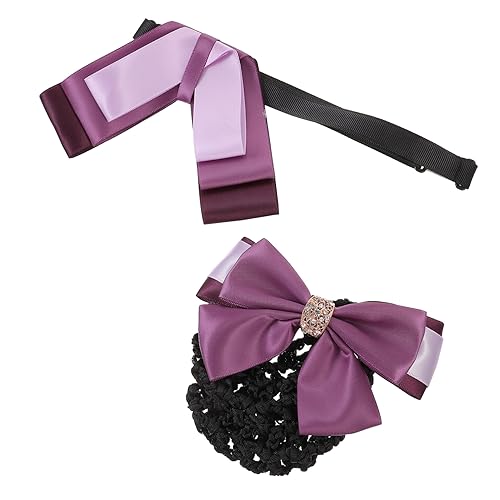 Baluue 2stücke Haarnetze Für Damen Dutt-abdeckung Fliege Für Uniform Kleidung Kopfschmuck Haarknoten-accessoires Set von Baluue