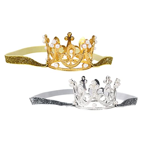 Baluue 2stücke Mädchen Geburtstagskrone Headdress Party Hüte Für Unvergessliche Feiern Für Fotorequisiten Für Kindergeburtstage von Baluue