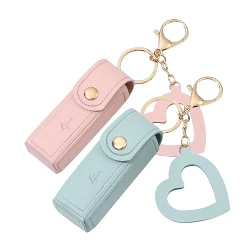 Baluue 2stücke Schlüsselanhänger Mit Lippenbalsam-fächern Lippenstift-Halter Schlüsselring Taschenhaken Organizer Für Schlüssel Und Lippenprodukte Baluue 2stücke Schlüsselanhänger Mit Lippenbalsam-fächern Lippenstift-Halter Schlüsselring Taschenhaken Organizer Für Schlüssel Und Lippenprodukte von Baluue