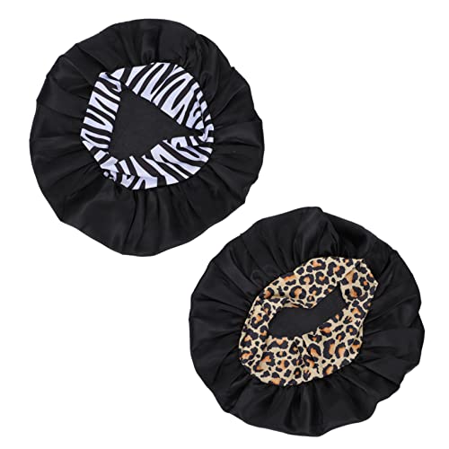 Baluue 2stücke Schlafmütze Aus Satin Stretch Breitkrempige Hut Rutschfeste Chemo Stirnband Für Frauen Schwarz Haarlose Mütze Haarband Motorhaube Baluue 2stücke Schlafmütze Aus Satin Stretch Breitkrempige Hut Rutschfeste Chemo Stirnband Für Frauen Schwarz Haarlose Mütze Haarband Motorhaube von Baluue