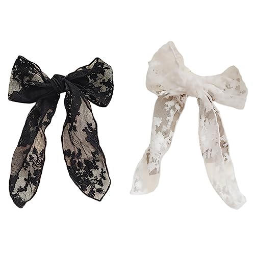 Baluue 2stücke Haarklammer Mit Schleifen-design Haarspangen Für Damen Ponytail-haaraccessoires Schwarz Und Weiß Für Täglichen Gebrauch Und Besondere Anlässe Baluue 2stücke Haarklammer Mit Schleifen-design Haarspangen Für Damen Ponytail-haaraccessoires Schwarz Und Weiß Für Täglichen Gebrauch Und Besondere Anlässe von Baluue
