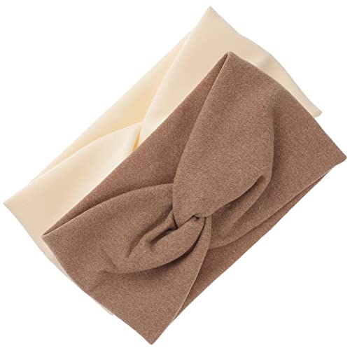 Baluue 2stücke Verknotet Stirnbänder Für Damen Stoff Stirnbänder Zum Gesicht Waschen Yoga Workout Haar Zubehör Elastisch Und Atmungsaktiv Baluue 2stücke Verknotet Stirnbänder Für Damen Stoff Stirnbänder Zum Gesicht Waschen Yoga Workout Haar Zubehör Elastisch Und Atmungsaktiv von Baluue