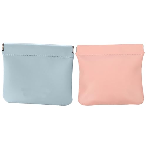 Baluue 2stücke Mini Schminktasche Pu- Tragbarer Lippenstift Organizer Für Praktische Kosmetiktasche Für Damen Aufbewahrung Von Lippenstift Schmuck Und Münzen von Baluue