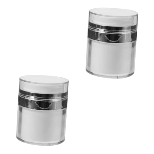 Baluue 2stücke Airless Lotion Pump Dispenser Tragbarer Vakuum Druckpumpenbehälter Für Handcreme Und Kosmetik Für Reisen Mit Dicker Anti-rutsch-bodenstruktur von Baluue