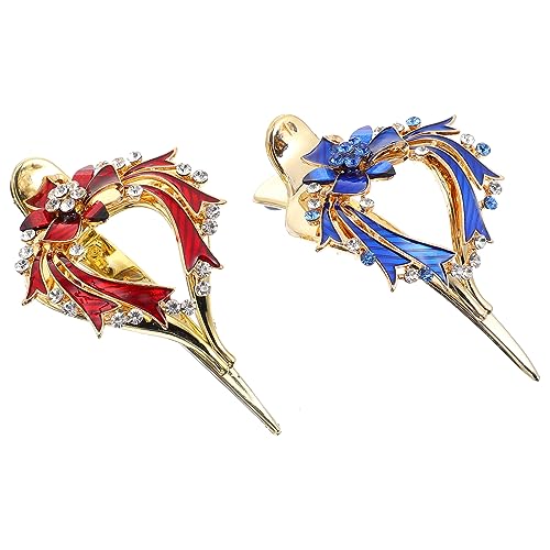 Baluue 2stücke Funkelnde Diamant Haarspangen Für Weihnachten Festliche Haarschmuck-clip Für Damen Geeignet Für Hochzeiten Partys Und Besondere Anlässe Inklusive von Baluue