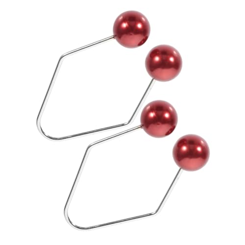 Baluue 2stücke Gesichtstrainer Für Natürliche Grübchen Effektiver Wangen- Maker Und Tragbar Für Damen Und Mädchen Stilvolles Design Dunkelrot von Baluue