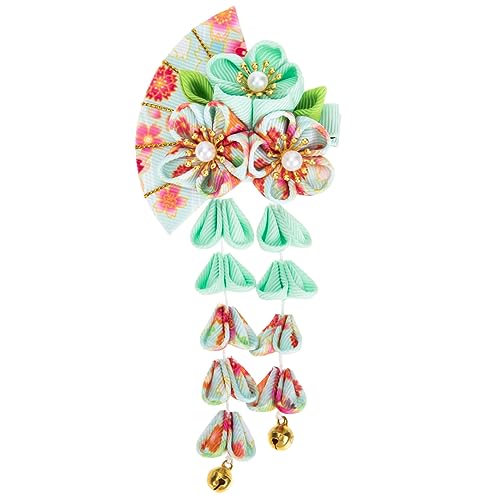 Baluue 2stücke Japanese-style Haarschmuck Mit Fransen Fächer-haarklammer Für Damen Für Festivals Geburtstagsfeiern Und Besondere Anlässe von Baluue