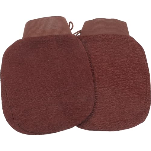 Baluue 2stücke Peeling Handschuhe Bade Peeling Handtücher Körperpeeling Werkzeuge Für Zuhause Hautpflege Badetuch Mit Sanfter Massagefunktion von Baluue