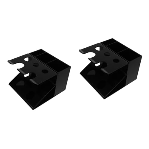 Baluue 2stücke Rasierhalter Stabilem Transparenter Bad Organizer Für Rasierer Und Kosmetik Platzsparender Schreibtisch Organizer Für Badezimmer Und Schminktisch von Baluue