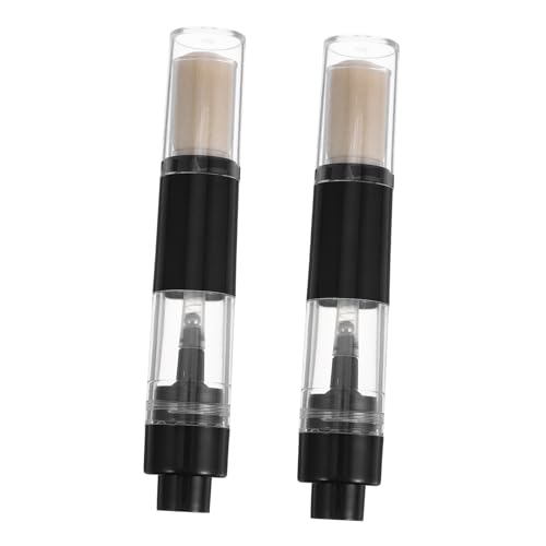 Baluue 2stücke Wiederverwendbarer Puderpinsel Für Make-up Loser Puder Pinsel Gepresster Make-up-puderpinsel Tragbarer Rougepinsel Für Damen von Baluue