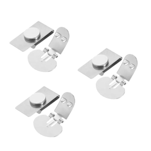 Baluue 3 Paare Magnetische Krawattenklammer für Männer und Frauen Unsichtbare Krawattennadel Rostfreiem Hält Krawatte Sicher Am Hemd Einfach zu Bedienen für Verschiedene Geeignet von Baluue