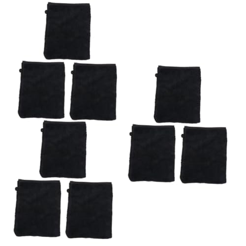 Baluue 3 Sätze Fiber Make-up-entferner-handschuhe Gesicht Tasche Für Nagelhautschere Mit Eye Makeup Remover Eye Make up Remover Schönheitszubehör Lazy Remover-handschuhe Black 3 Stück * 3 von Baluue