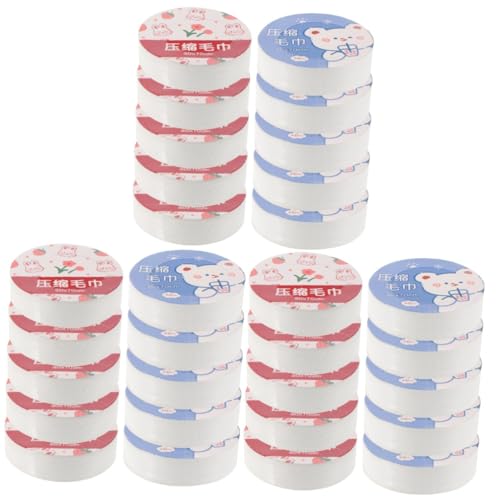 Baluue 30stücke Mini Einweg-reisehandtücher Komprimierte Handtuch-tabletten Aus Pflanzlichen Fasern Tragbare Waschhandtücher Für Hotel Camping Und Outdoor-aktivitäten Reiseutensilien von Baluue