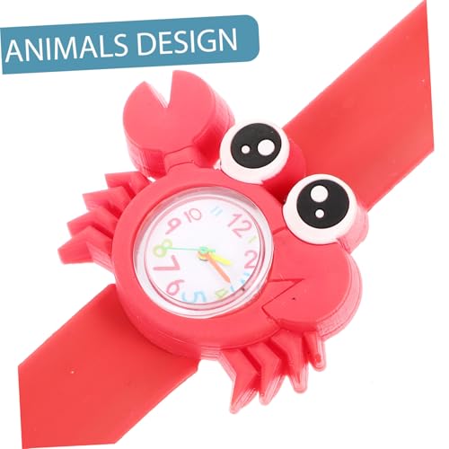 Baluue 3 Slap Watch mit Niedlichen Meeres-tiermotiven Digitale Armbanduhr für Bunte Cartoon Uhr mit Sicherem Langlebigem Kunststoffgehäuse Einfaches Ablesen von Baluue