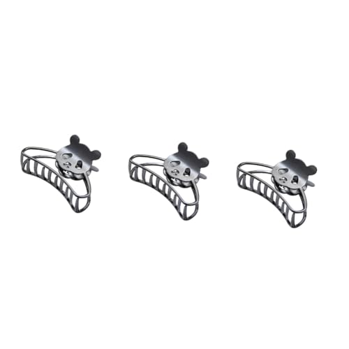 Baluue 3stücke Panda Haarspange Metall Für Damen Cartoon Haarklammer Im Niedlichen Design Langlebig Und Rutschfest Für Hochsteckfrisuren Und Alltagslooks von Baluue