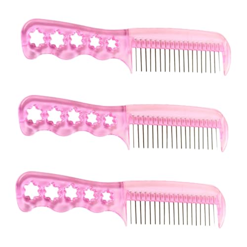 Baluue 3 Stück Teiliges Perücken drahtbürste für Damen Antistatisch Schonend zum Haar Geeignet für Natürliche Haarverlängerungen und Puppenhaare Komfortabler Griff Entwirrt Sanft von Baluue