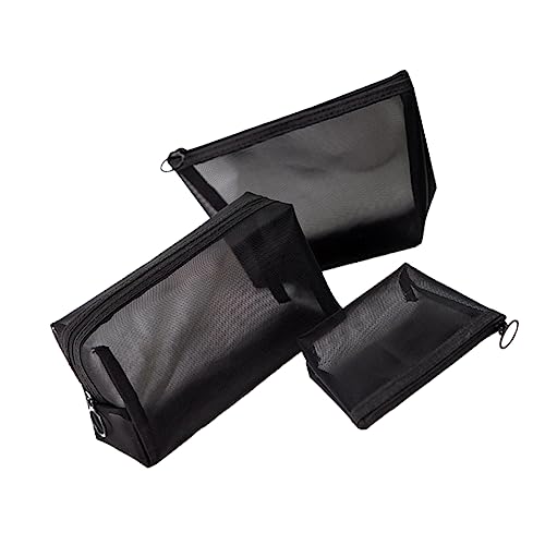 Baluue Organisieren Sie Ihre Wichtigen Utensilien Netz-Set Zur Aufbewahrung Von Make-up Reisehandtasche Für Damen Kompakte Leichte Fächer Für Lippenstift Gesicht Serviette Pinsel von Baluue