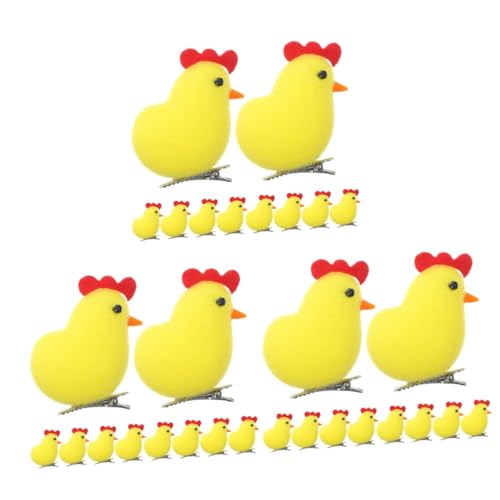 Baluue 30stücke Teiliges Kleine Hühner-haarclips Für Mädchen Und Süße -haaraccessoires Für Partys Hochzeiten Und Festliche Anlässe von Baluue