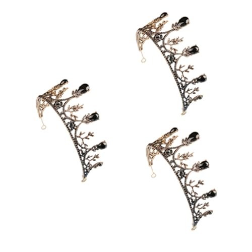 Baluue 3stücke Vintage Brautkrone Mit Kristallen Barocke Für Hochzeiten Verlobungen Und Feste Leicht Und Langlebig Für Brautschmuck Und Haaraccessoires von Baluue