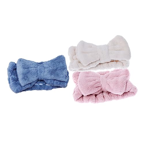 Baluue 3 Stück Haargummis Zum Waschen Des Gesichts Fleece-stirnbänder Für Mädchen Elastische Haarbänder Mit Schleife Für Make-up Bequem Und Einfach Zu Verwenden Baluue 3 Stück Haargummis Zum Waschen Des Gesichts Fleece-stirnbänder Für Mädchen Elastische Haarbänder Mit Schleife Für Make-up Bequem Und Einfach Zu Verwenden von Baluue