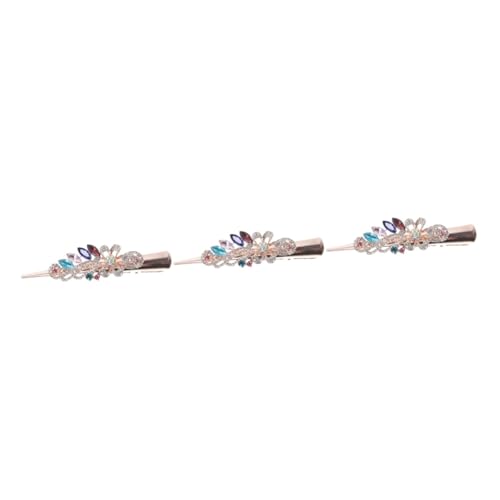 Baluue 3stücke Duckbill Haarklammer Für Vintage Haarclip Mit Strass Rutschfest Geeignet Für Dickes Und Dünnes Haar Als Haaraccessoire Für Mädchen Und Damen Für Salongebrauch von Baluue