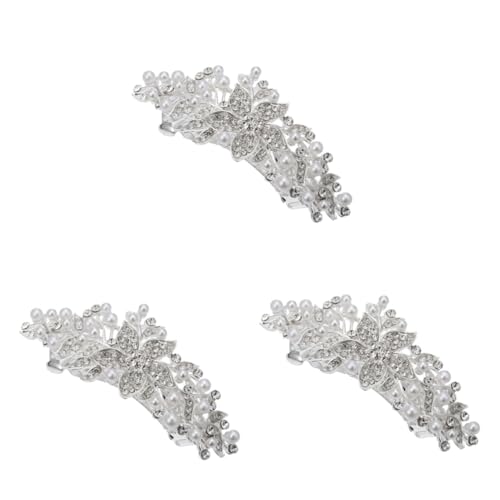 Baluue 3stücke Blumige Haarklammer Mit Strass Und Perlen Haarspange Für Damen Für Hochzeiten Partys Und Besondere Anlässe Verleiht Jedem Look Einen Charmanten Baluue 3stücke Blumige Haarklammer Mit Strass Und Perlen Haarspange Für Damen Für Hochzeiten Partys Und Besondere Anlässe Verleiht Jedem Look Einen Charmanten von Baluue