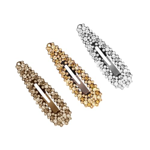Baluue 3stücke Haarspangen Mit Kristallen Modische Bobby Pins Für Frauen Und Mädchen Strapazierfähig Und Langlebig von Baluue