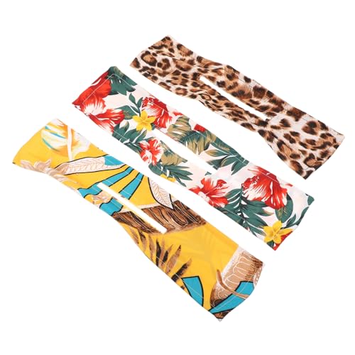 Baluue 3St Haartrockner Schals für Frauen modische Stirnbänder Haarbandanas Haarknotenformer Yoga-Stirnbänder für Frauen haar spangen haarclips hair pin Haarreifen Haar- -Reifen Stoff von Baluue