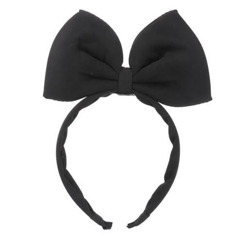 Baluue 3stücke Großes Schleifen-stirnband Für Junge Mädchen Handgefertigtes Haaraccessoire Für Weihnachten Geburtstagsfeiern Und Besondere Anlässe Bequem Und Stylisch Schwarz von Baluue