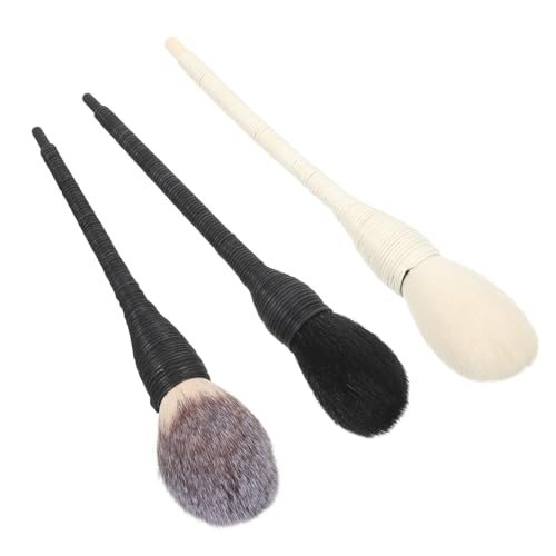 Baluue 3stücke Teiliges Rattan Makeup Pinselset Mit Wollhaar Weiche Und Dichte Bürsten Für Gesicht Blush Und Lidschatten Schwarzem Weißem Und Nylonfarbigen Pinsel Für Damen Und Baluue 3stücke Teiliges Rattan Makeup Pinselset Mit Wollhaar Weiche Und Dichte Bürsten Für Gesicht Blush Und Lidschatten Schwarzem Weißem Und Nylonfarbigen Pinsel Für Damen Und von Baluue