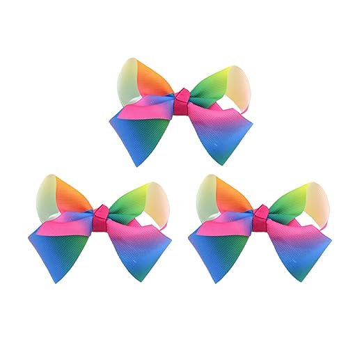 Baluue 3stücke Haarspangen Für Mädchen Mode-haarnadel Regenbogen-haarspangen Haarspangen-accessoires Strapazierfähiges Material Alltag Oder Feste Schulaktivitäten Partys Geburtstagsgesche von Baluue