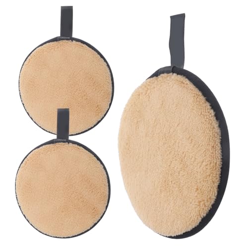 Baluue 3stücke Puderquaste Für Make-up Reinigungspads Abschminkpad Gesichtsreinigungspad Kosmetische Lieferungen Make-up Entferner Pads Pulver Pads Abschminkpads Gesichtsreinigungspads von Baluue