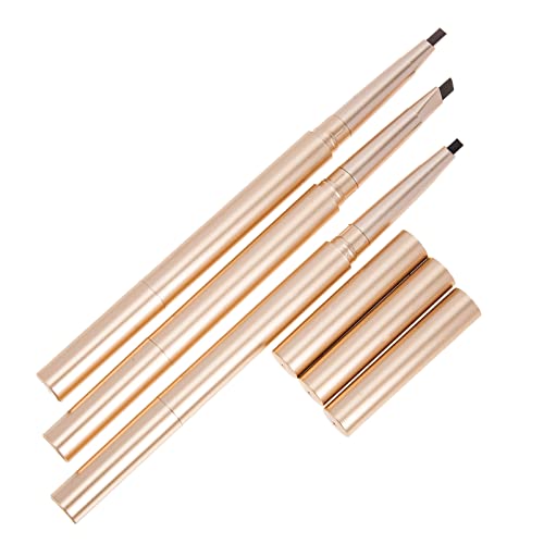 Baluue 3stücke Wasserfester Augenbrauenstift Braun Dunkelbraun Beweis Augenbrauen Make-up Zubehör Für Natürliche Augenbrauen von Baluue