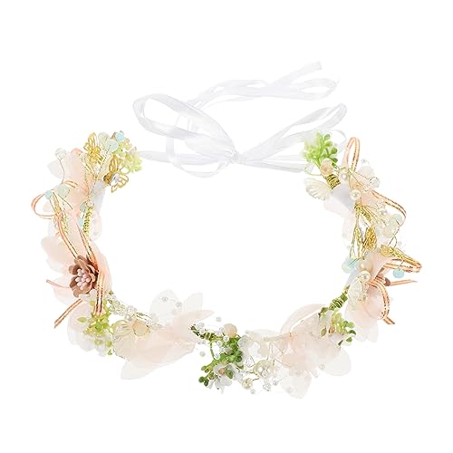 Baluue 3stücke Künstlicher Blumenkranz Haarband Für Mädchen Handgefertigte Blumige Krone Für Hochzeiten Geburtstagsfeiern Und Fotografie Leicht Und Zu Tragen von Baluue
