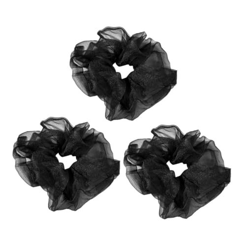 Baluue 3stücke Retro Haargummis Elastische Haargummis Für Mädchen Ponytail Halter Verschiedenen Farben Für Alltag Sport Und Reisen von Baluue