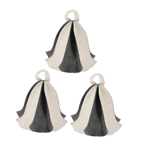 Baluue Saunahut-set Saunakappen Aus Filz Tragbarer Badehut Für Damen von Baluue