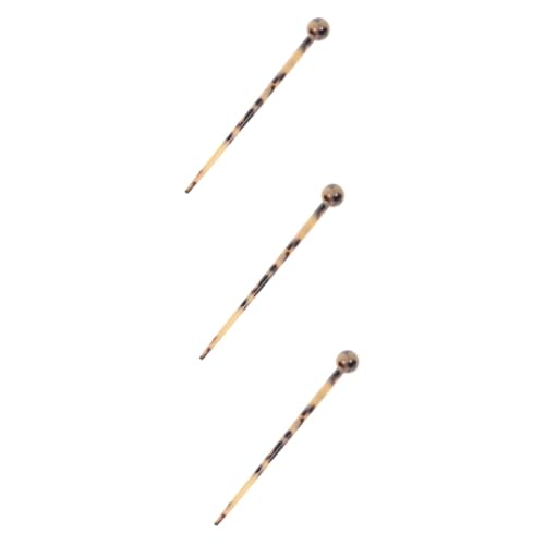 Baluue 3stücke Tortoise Shell Haarpin Acetat Für Langer Haarnadel Für Dickes Haar Für Hochzeiten Und Täglichen Gebrauch von Baluue