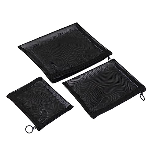 Baluue 3stücke Teiliges Kosmetiktaschen Aus Mesh Praktische Aufbewahrung Für Make-up Und Accessoires Für Reisen Und Täglichen Gebrauch Verschiedenen Für Damen Und Mädchen von Baluue