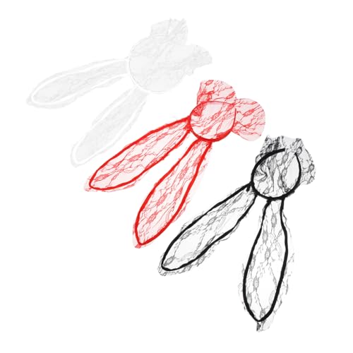 Baluue 3stücke Kaninchenohr Stirnband Haarschmuck Party Kopfschmuck Schöne Weibliche Haarband Für Party Hochzeit Geburtstag von Baluue