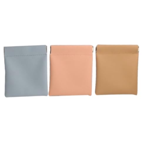 Baluue 3stücke Kleine Kosmetiktaschen Für Damen Praktische Reise-Make-up Beutel Für Lippenstift Münzen Und Kleine Gegenstände Leicht Und Handlich von Baluue