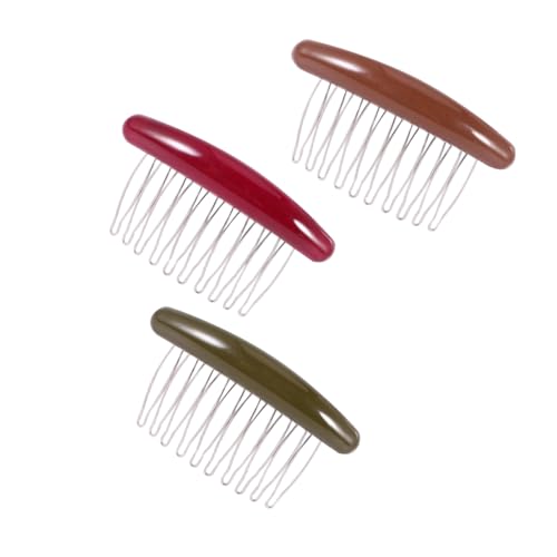 Baluue 3stücke Koreanische Haarkämme Für Damen Verschiedenen Farben Rutschfeste Haarspangen Für Styling Für Alltags Abendmode von Baluue