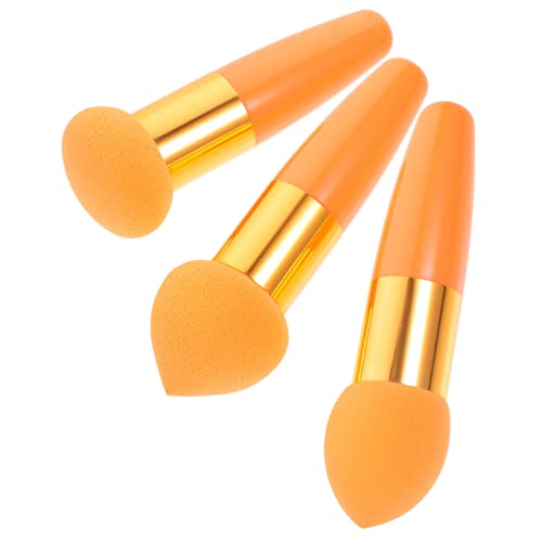 Baluue 3stücke Mehrzweck-make-up-schwammpinsel Reise-make-up-stifte Aus Hochwertigem Material Kosmetikpinsel Für Damen Trockener Nasser Make-up-pinsel Make-up-tool Für Täglichen Gebrauch von Baluue