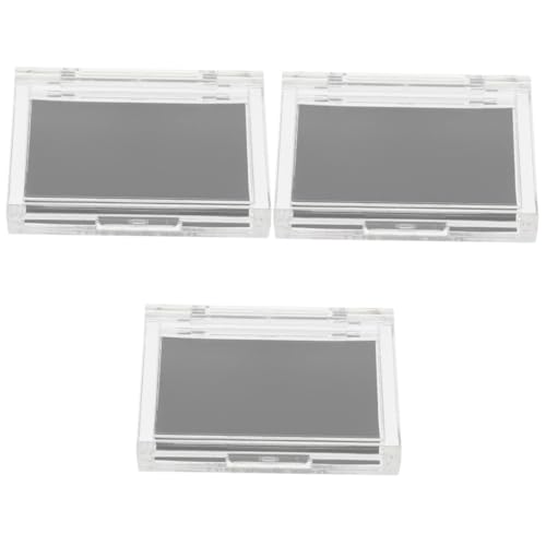 Baluue 3stücke Portable Augen Make-up Box Nachfüllbare Lidschatten Und Blush-Organizer Für Kosmetik Leicht Und Handlich Für Und Täglichen Gebrauch von Baluue