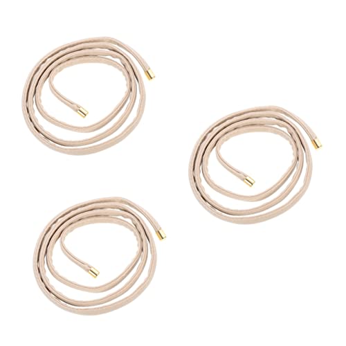 Baluue 3stücke Pu- Haargummi Mit Einstellbarem Aluminiumdraht Elastische Haarbänder Für Pferdeschwanz Für Und Mädchen Vielseitig Einsetzbar Bei Partys Sport Und von Baluue