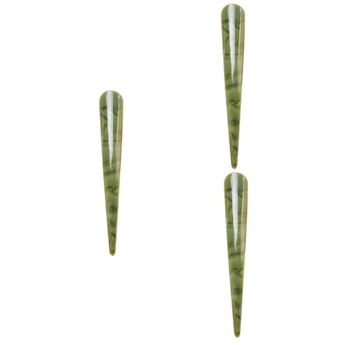 Baluue 3stücke Vintage Haarklammer Acetat Eleganter Duckbill-alligatorclip Für Damen Perfektes Haaraccessoire Für Schimmerndem Grün von Baluue